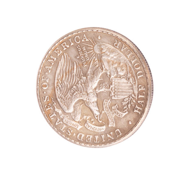 istock half dollar coin isolated on white background 1138216679