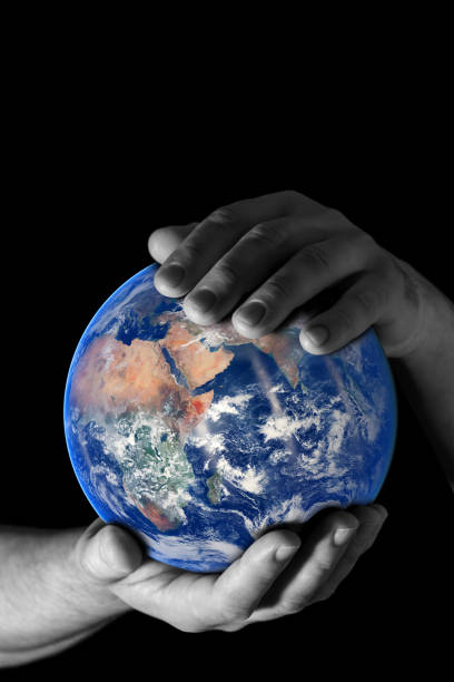 istock Earth in my hands - East view 1138220218