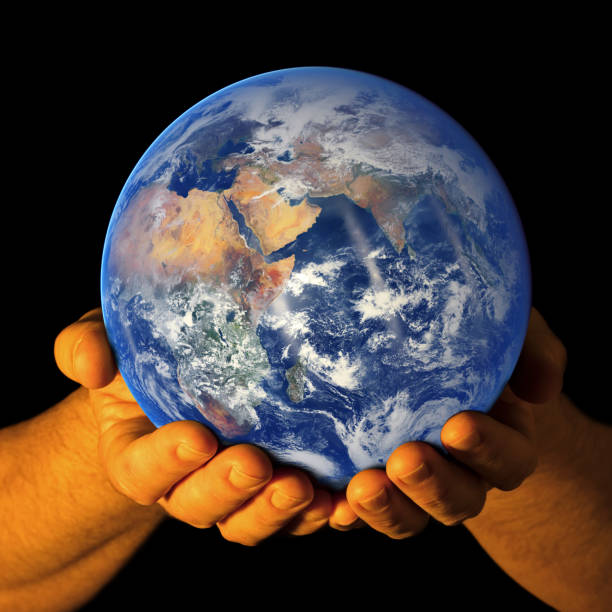 istock Earth in my hands - East view 1138221138