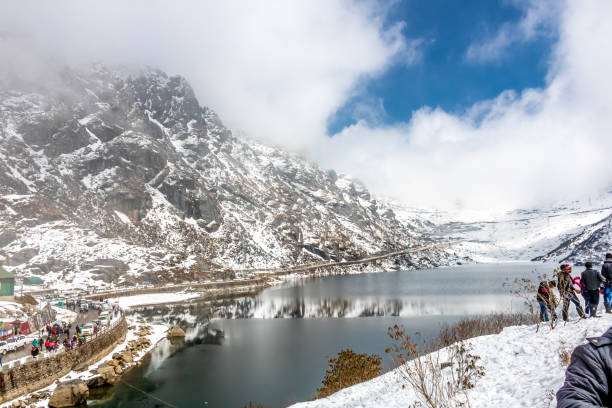 istock Tsomgo (Changu) Lake near frozen 1138221922