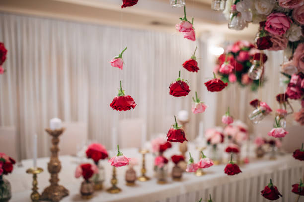 istock Beautiful wedding decoration 1138226612