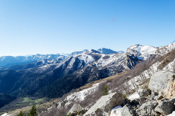 istock Mountains in the rays of the sun on a spring morning 1138231064