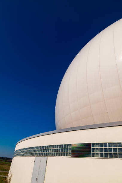 istock Large satellite dishes at the earth station 1138236055