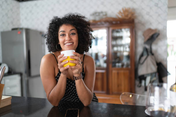 istock Smiling Woman Portrait at Home 1138240601