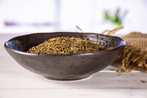 istock Roman caraway cumin with kitchen behind 1138240644