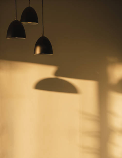 istock Three black metal lamps 1138240851