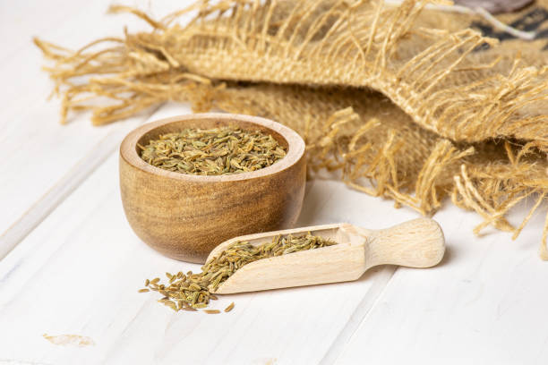 istock Roman caraway cumin on grey wood 1138240906