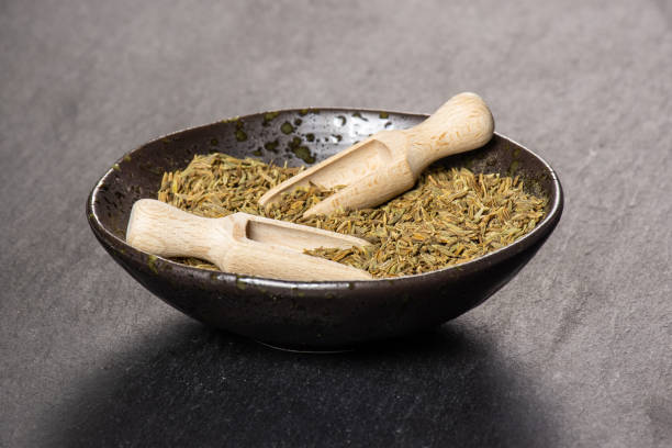 istock Roman caraway cumin on grey stone 1138241006