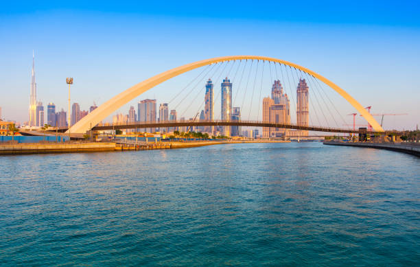 istock Dubai city skyline at sunset. 1138248348