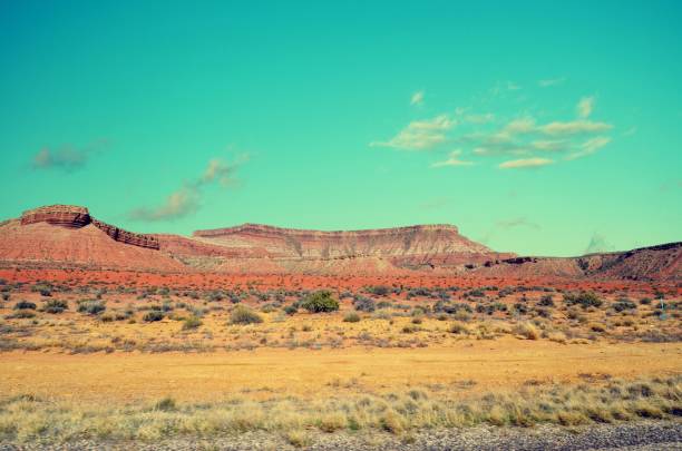 istock Mesa with vibrant sky in souther utah 1138249835