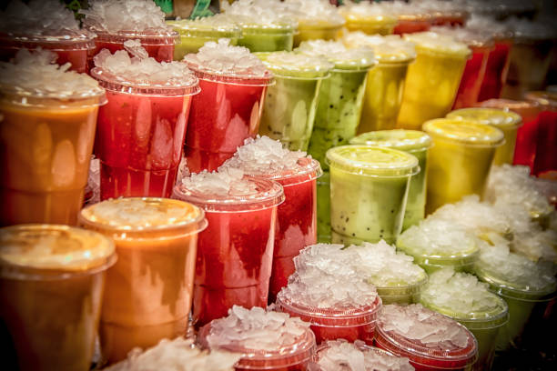 istock Assorted Fresh Juices at the Marketplace 1138250464