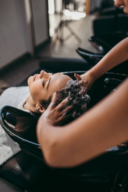 istock Woman at hair salon 1138252531