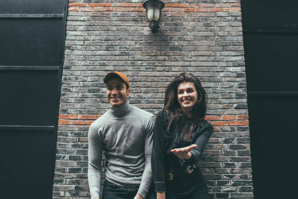 istock Fashionable couple portrait 1138253454