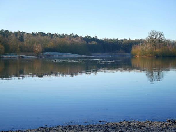 istock Lake at Winter morning 1138263201