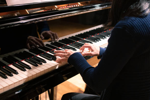 istock Pianist playing at classical music concert 1138273872