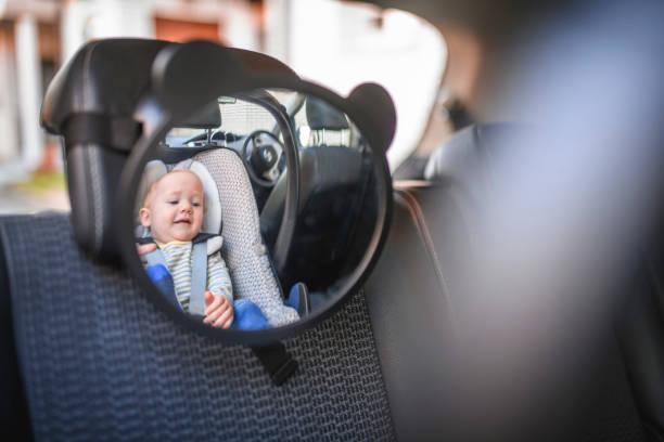 istock Baby boy in a car safety seat 1138274709