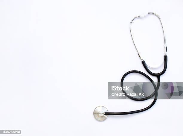 Stethoscope Isolated On White Background Stock Photo - Download Image Now - Stethoscope, White Background, Cut Out