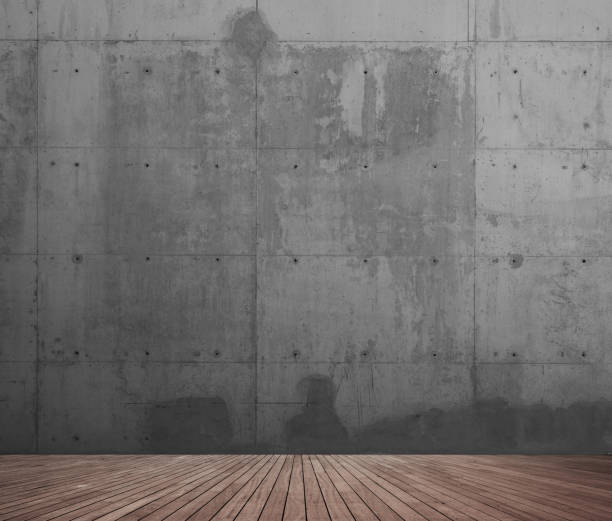 istock Concrete wall and wooden floor 1138290344