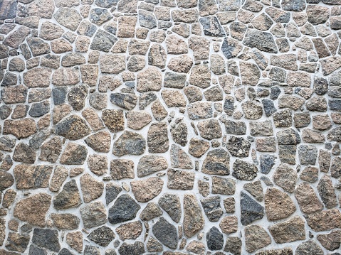 Wall of rocks.