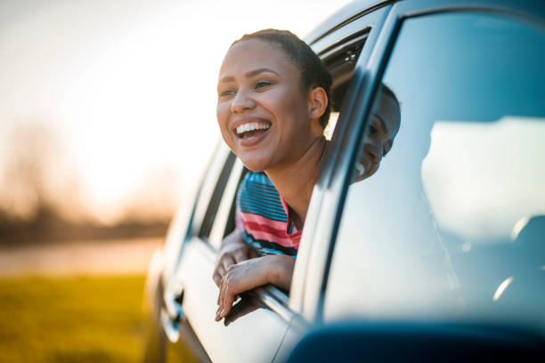 istock Woman looking out from the car 1138300084