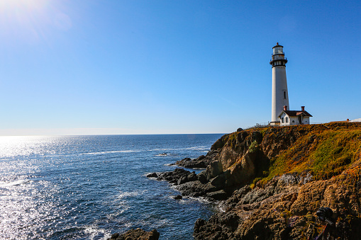 Located in 50 miles south of San Francisco near Santa Cruz California. One of the tallest lighthouses in the west coast.