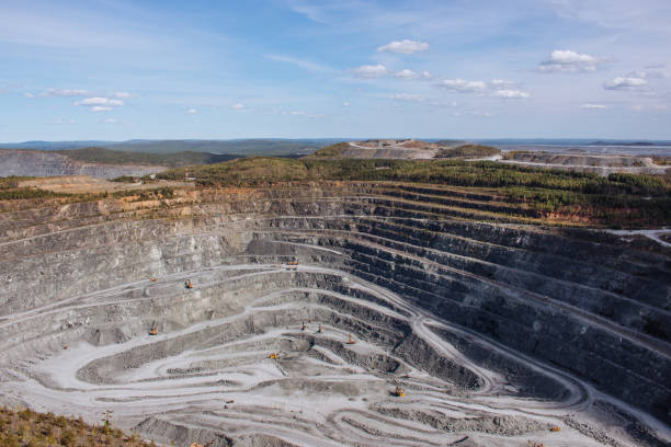 istock Aerial view industrial of opencast mining 1138302061