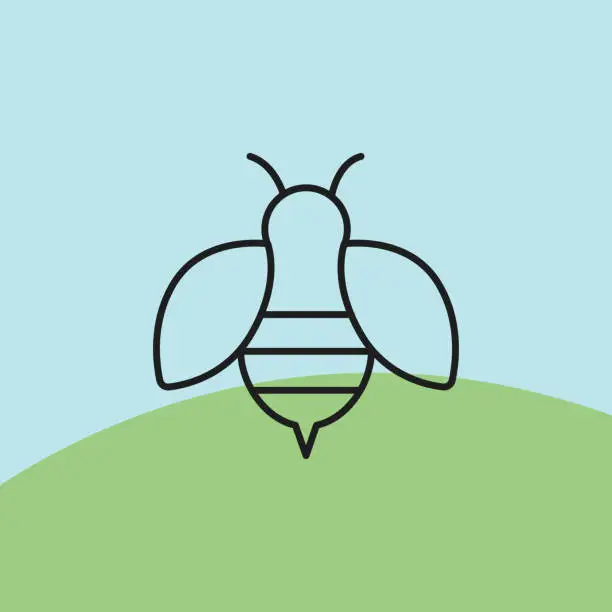 Vector illustration of Bee design