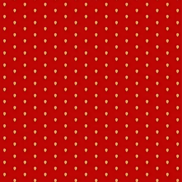 Vector illustration of strawberry textured pattern and background.