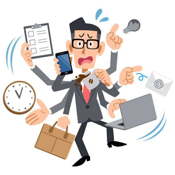 istock Too busy businessmen wearing glasses 1138317959