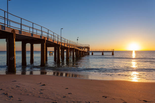 istock Sunset at Coogee Beach Jetty 1138328119