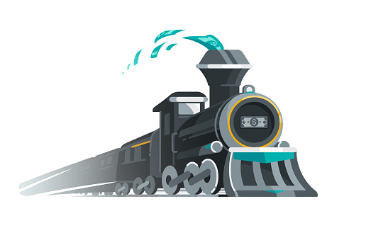 Vector Illustration of the Gravy Train.