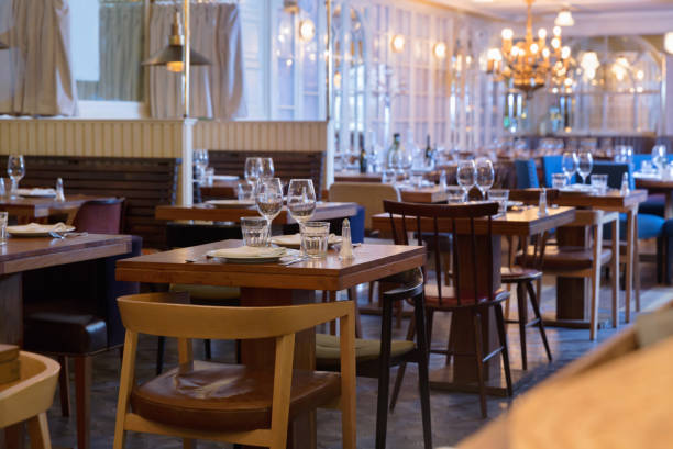 istock Photo of luxurious restaurant indoor. 1138328563