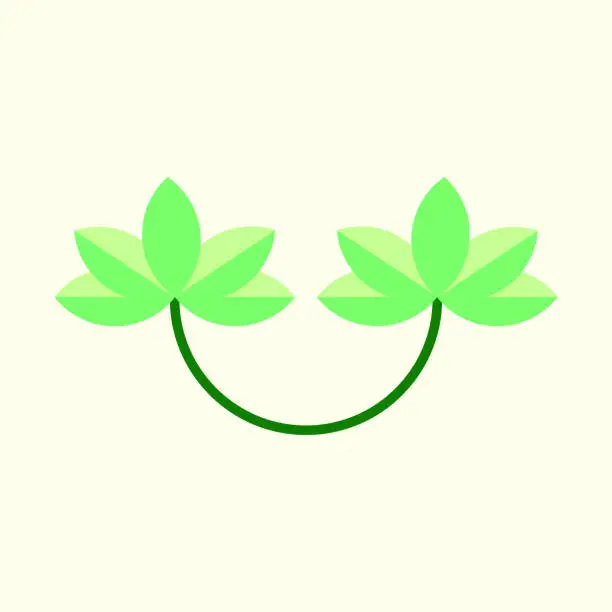 Vector illustration of Flower design icon