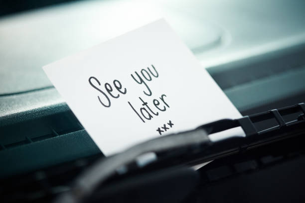 istock Loving note under windshield wiper reads 