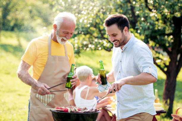 istock Family having a barbecue party 1138332771
