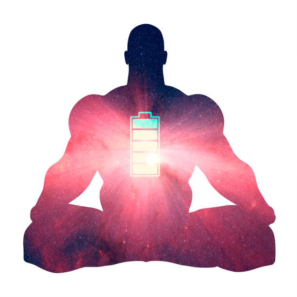 istock Muscular man meditation. 1138337369