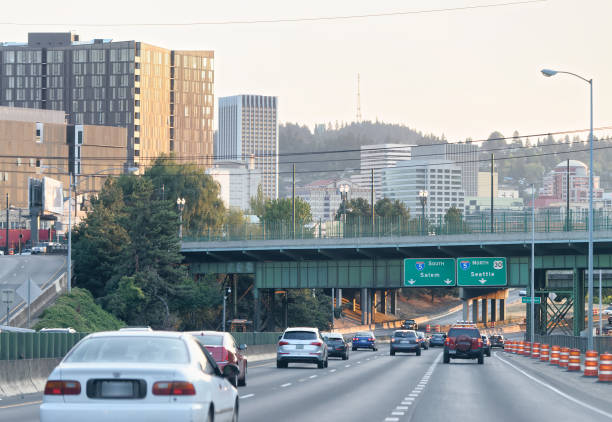 istock City traffic outbound on the interstate 1138339895