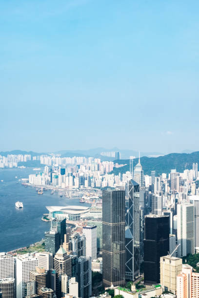 istock Overlooking the whole city from Victoria Peak 1138341335