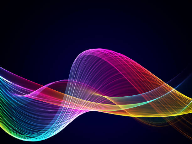 istock Wave abstract images, color design Abstract colored wave 1138343180