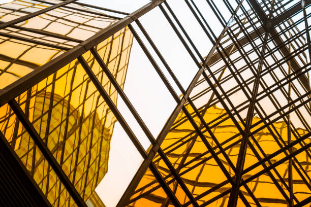 istock full frame of golden glass curtain wall 1138343409