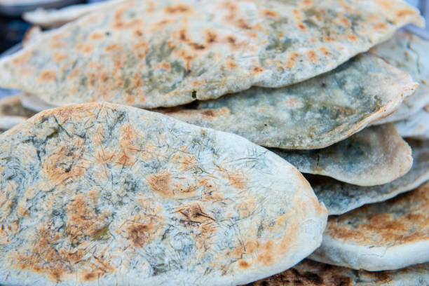 istock Zhingyalov hats Armenian bread 1138349861