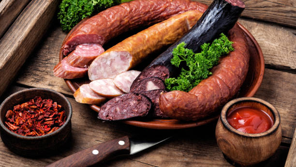 istock Smoked meats and sausages 1138351734