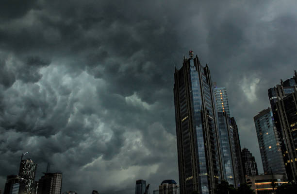 istock Overcast Jakarta City 1138354952