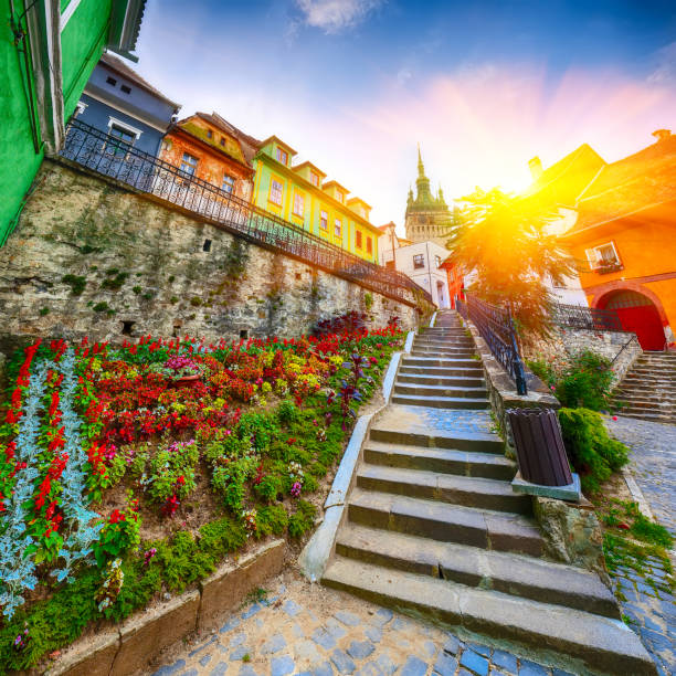 istock summer view over the medieval cityscape architecture in Sighisoara town 1138358478