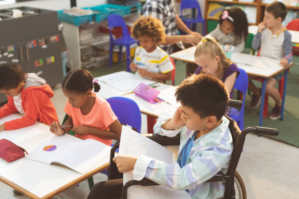 istock School kids studying in the classroom at school 1138358695