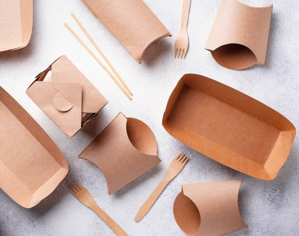 istock Eco friendly fast food containers 1138359434