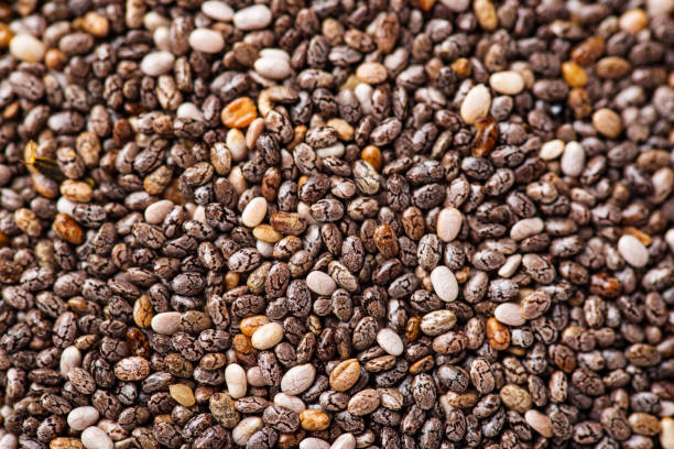 istock Healthy chia seeds. Macro photo 1138359500