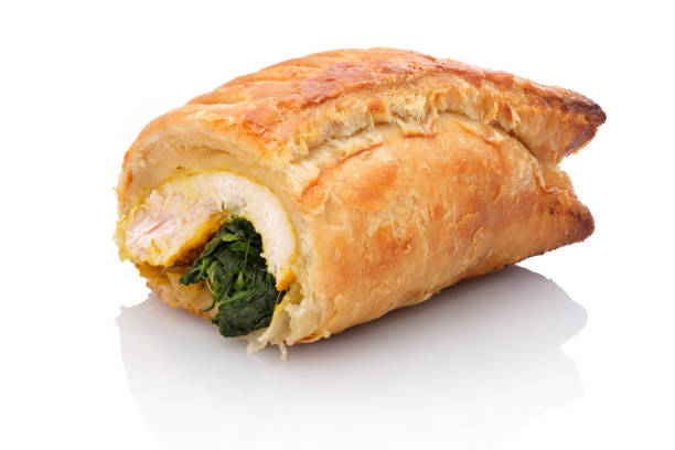 istock Turkey breast meat with spinach and puff pastry 1138360407