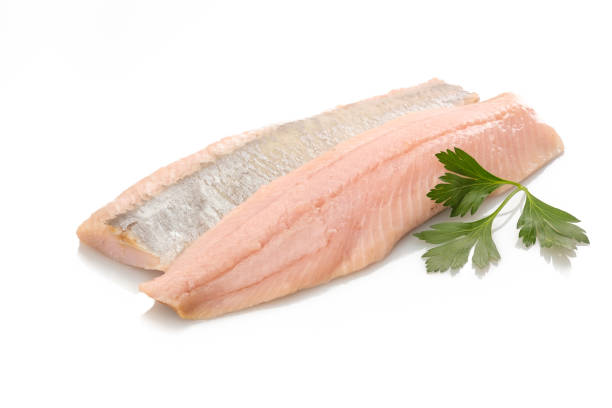 istock Salted herring with green parsley 1138360995