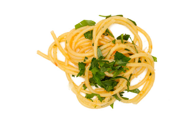 istock Spaghetti with parmesan cheese in top view 1138361001